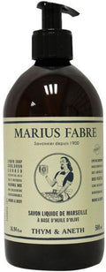 Marius Fabre Nature Marseille zeep tijm dille met pomp 500.00 Milliliter
