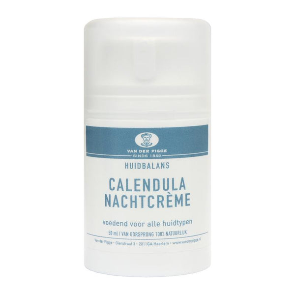 van der Pigge Huidbalans nachtcreme calendula 50.00 Milliliter