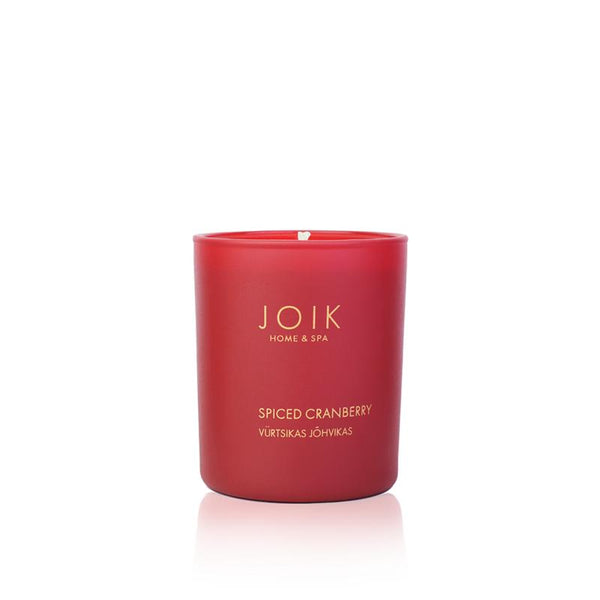 Joik Organics Soywax kaars spiced cranberry 145.00 Gram