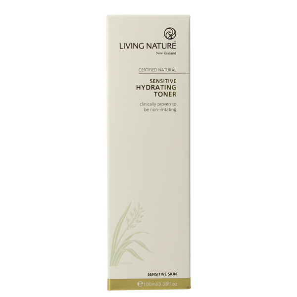 Living Nature Hydraterende tonic gel gevoelige huid 100.00 Milliliter