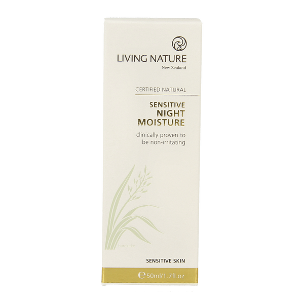 Living Nature Nachtcreme gevoelige huid 50.00 Milliliter