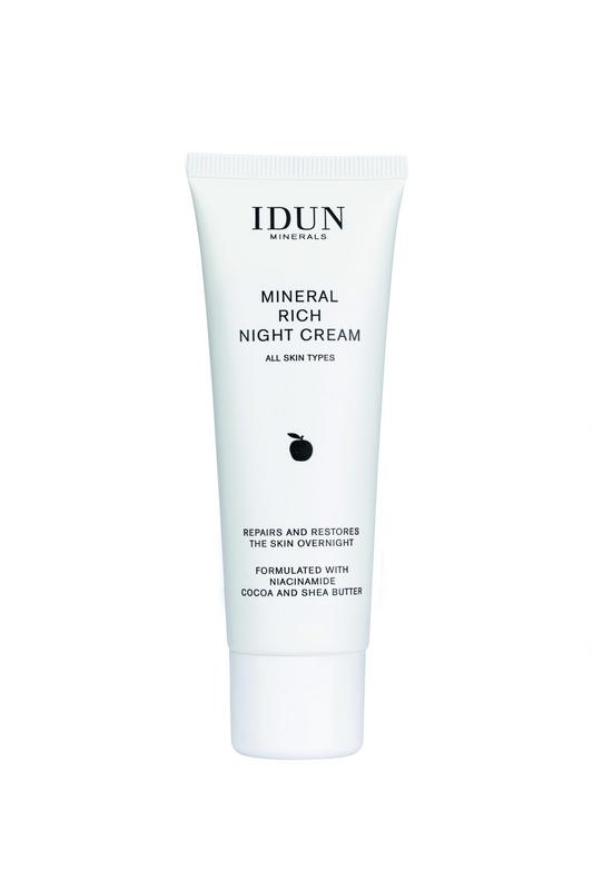 Idun Minerals Mineral rich night cream 50.00 Milliliter