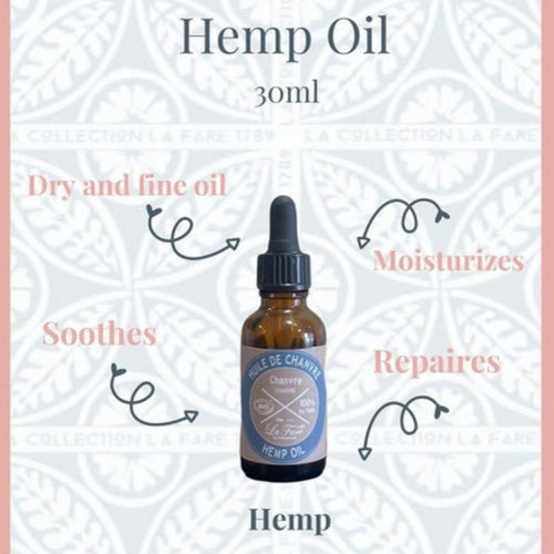 La Fare 1789 Natural organic hemp oil 30.00 Milliliter