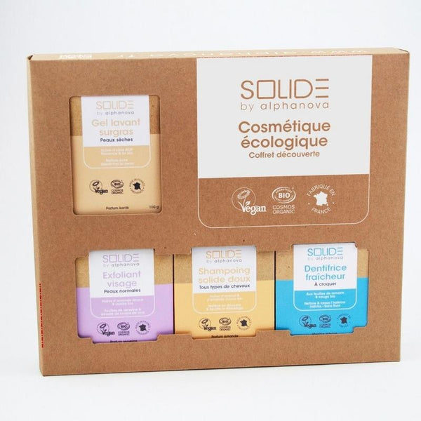 Alphanova Solide Giftbox bars zero water droge huid 1 Stuks
