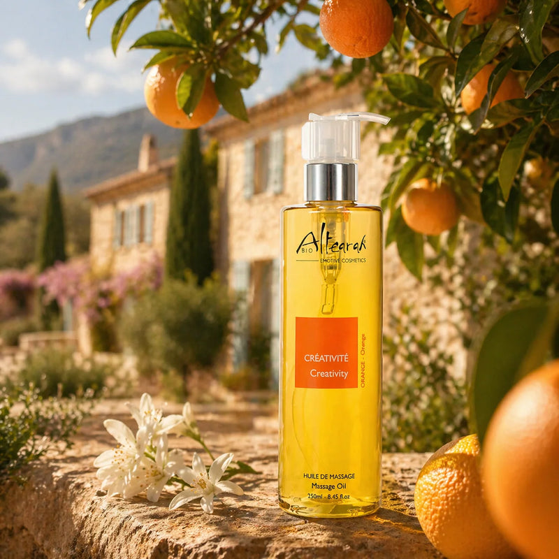 Altearah Massageolie creativity orange bio 250.00 Milliliter extra image
