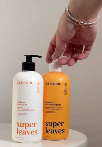 Attitude Handzeep super leaves orange leaves 473.00 Milliliter extra image