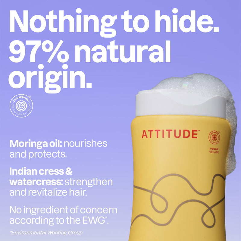 Attitude Shampoo moringa oil curl nourishing type 3 473.00 Milliliter extra image