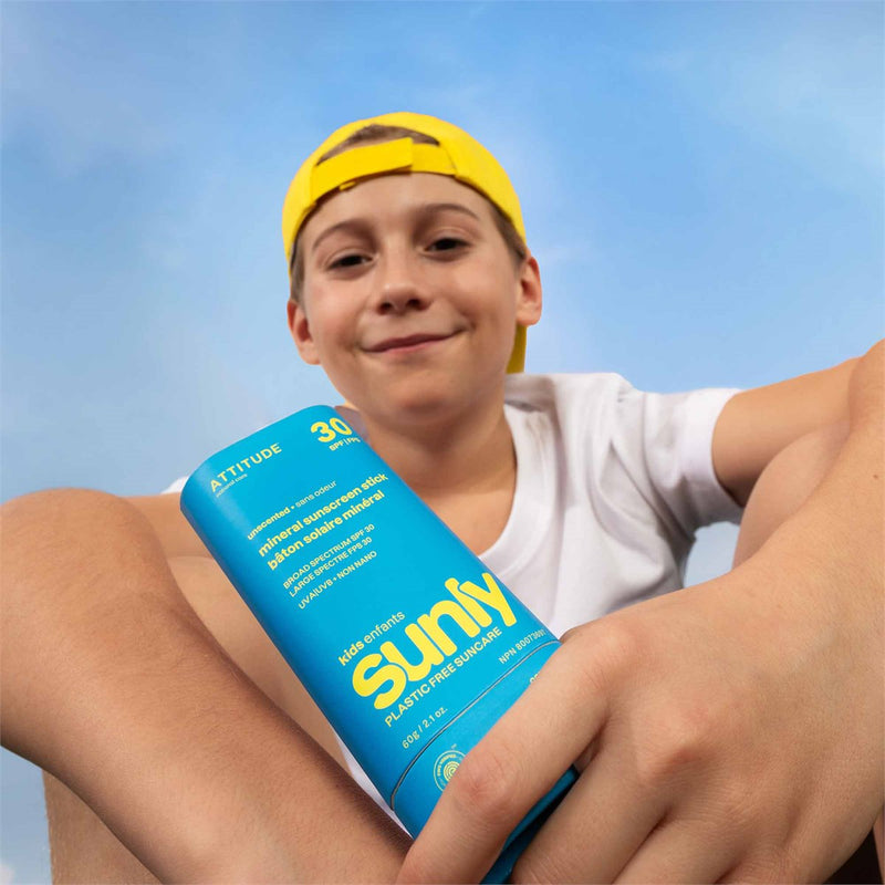 Attitude Sunly gezichtszonnebrandstick kids SPF30 20.00 Gram extra image