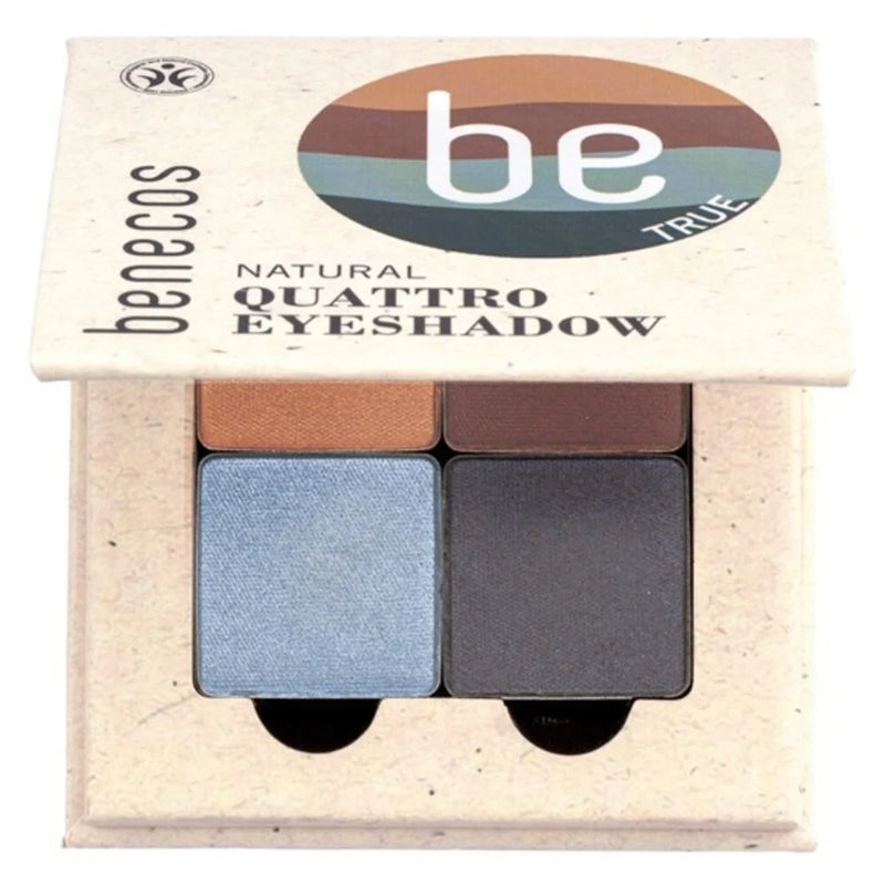 Benecos natural beauty Oogschaduw Quatro True Blue 1.00 Set extra image