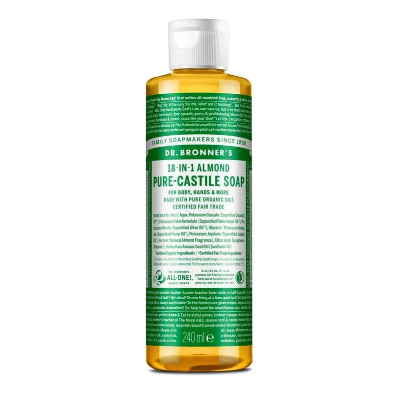Dr Bronner's Liquid Soap Almond 240.00 Milliliter extra image