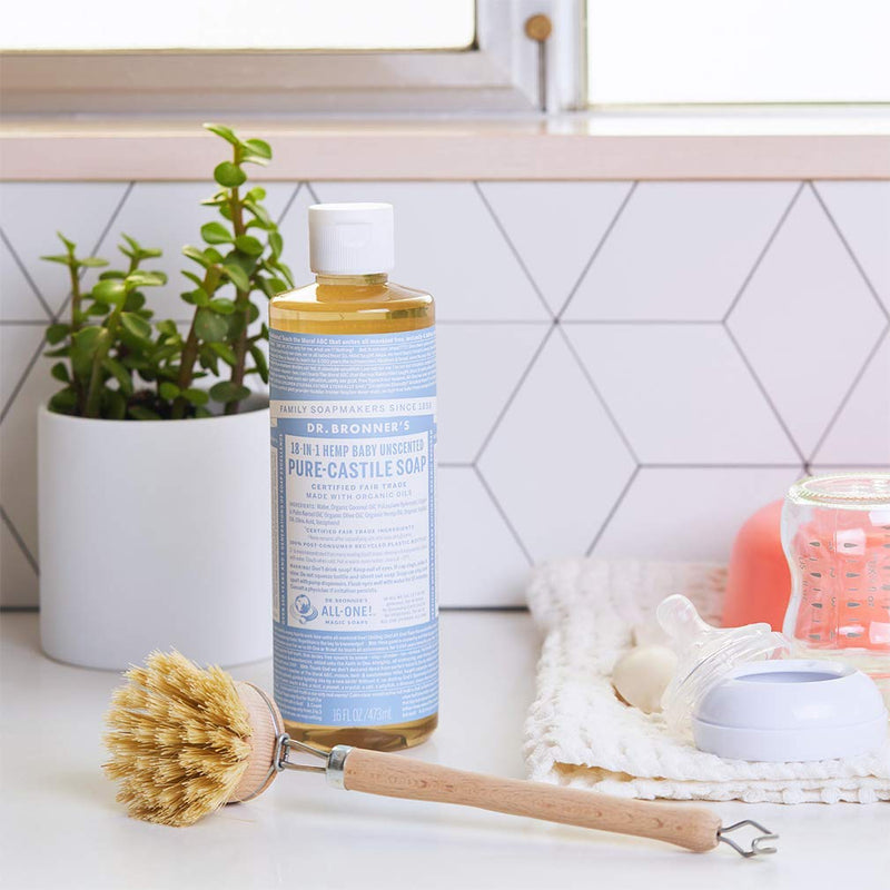 Dr Bronners Baby liquid soap baby mild 475.00 Milliliter extra image