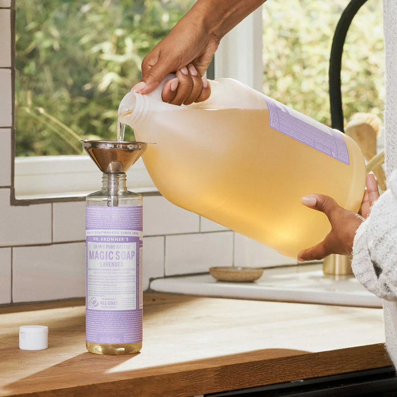 Dr Bronners Liquid soap lavender 3800 Milliliter extra image