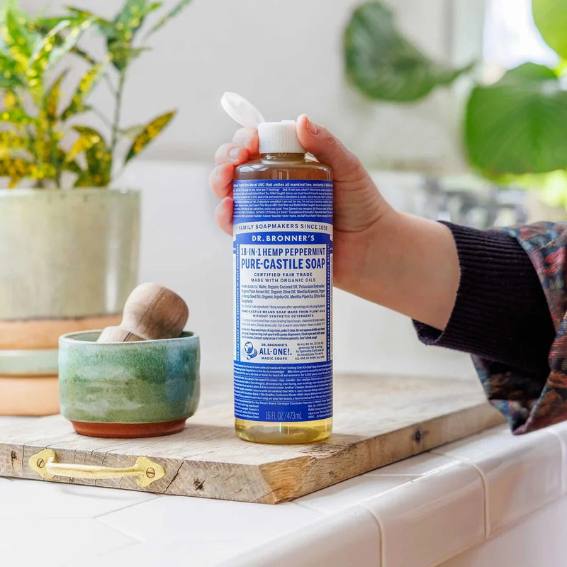 Dr. Bronner's Liquid Soap Peppermint 475.00 Milliliter extra image
