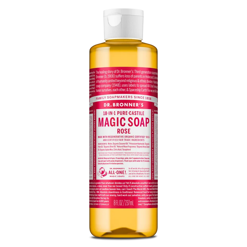 Dr Bronners Liquid soap rose 240.00 Milliliter extra image