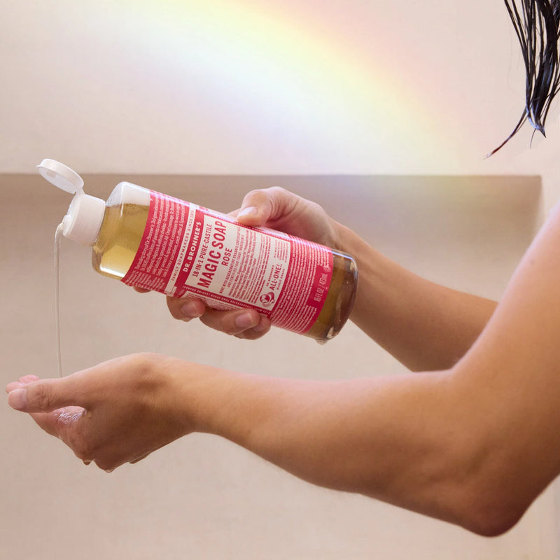 Dr. Bronner's Liquid soap rose 475.00 Milliliter extra image
