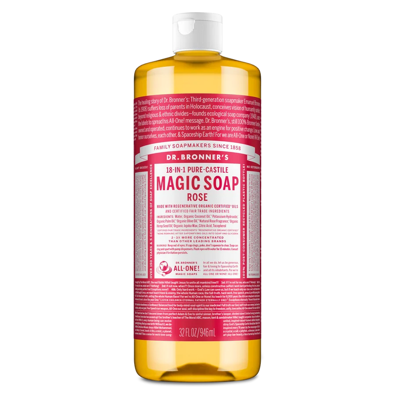 Dr Bronners Liquid Soap Rose 945.00 Milliliter extra image