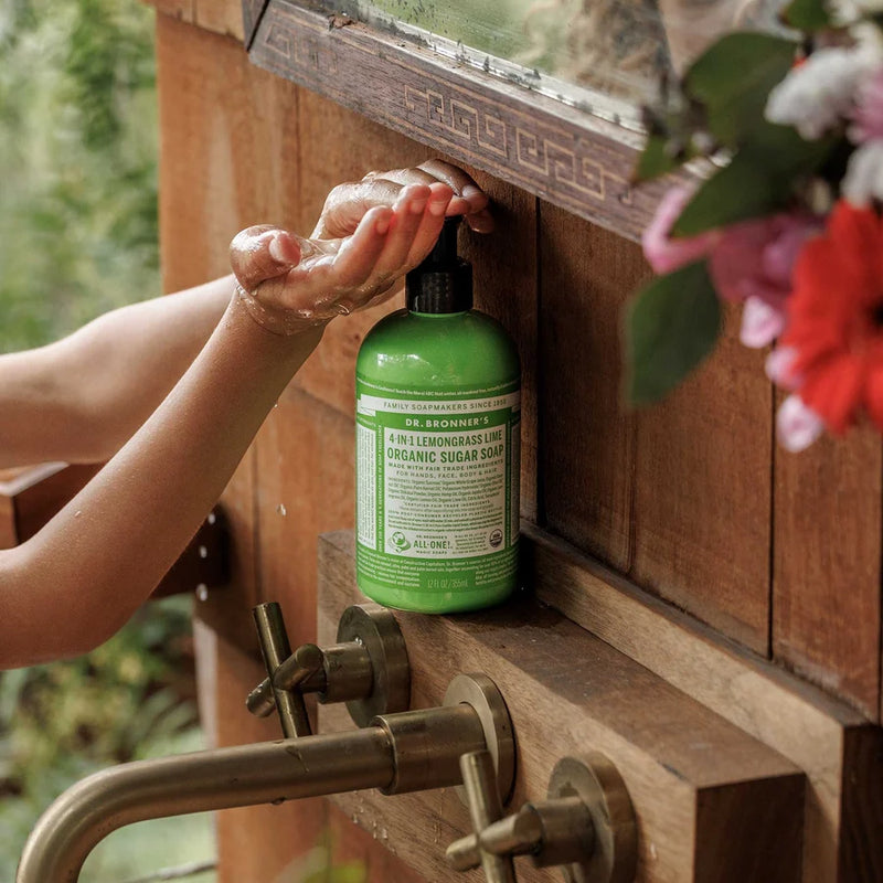 Dr Bronners Shikakai zeep citrus limoen 355 Milliliter extra image