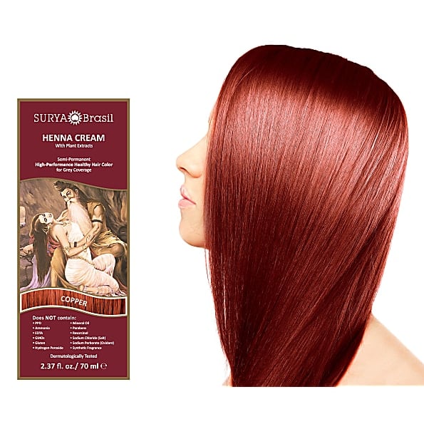 Surya Brasil Henna Hair Color Cream Copper 70.00 Milliliter extra image
