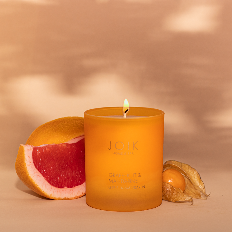 Joik Organics Scented candle grapefruit/mandarin vegan 150 Gram extra image