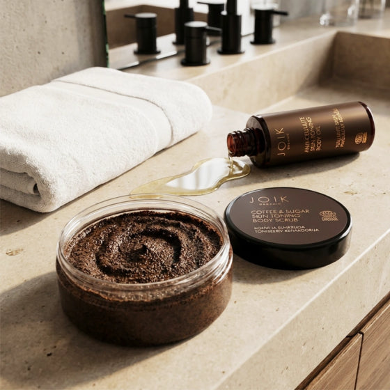 Joik Organics Intense exfoliation coffee & sugar scrub vegan 180.00 Gram extra image
