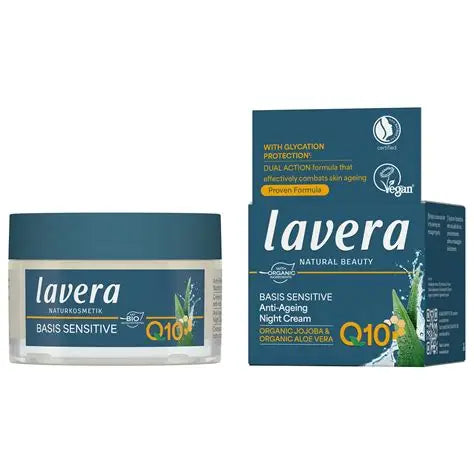 Lavera Basis Sensitive Q10 crème de nuit 50,00 millilitres extra image