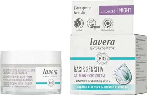 Lavera Basis Sensitive crème de nuit apaisante 50.00 Millilitres extra image