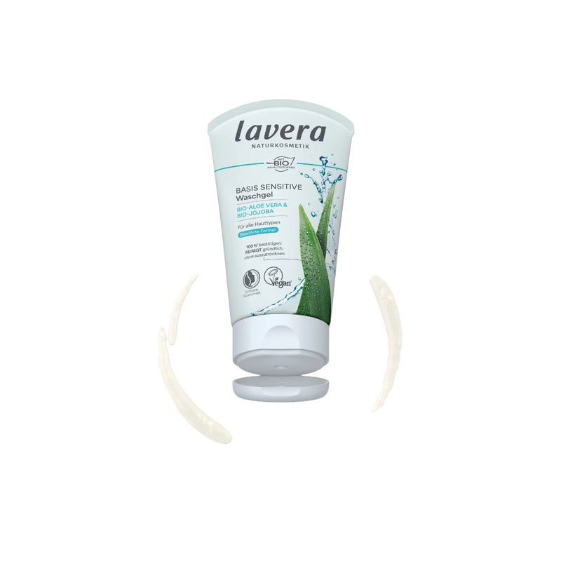 Lavera Basis Sensitive gel nettoyant 125.00 millilitres extra image
