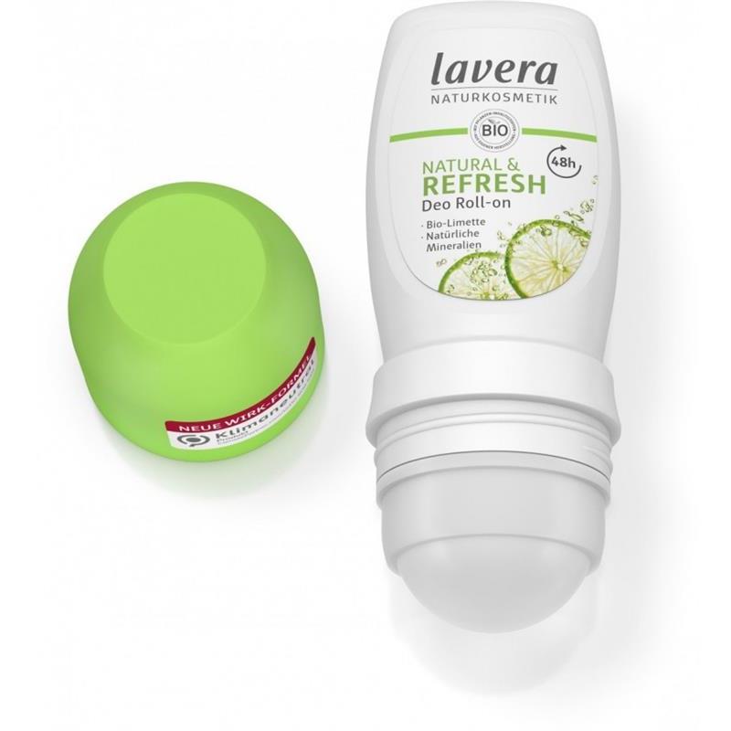 Lavera Déodorant roll-on natural & refresh bio 50,00 Millilitres extra image