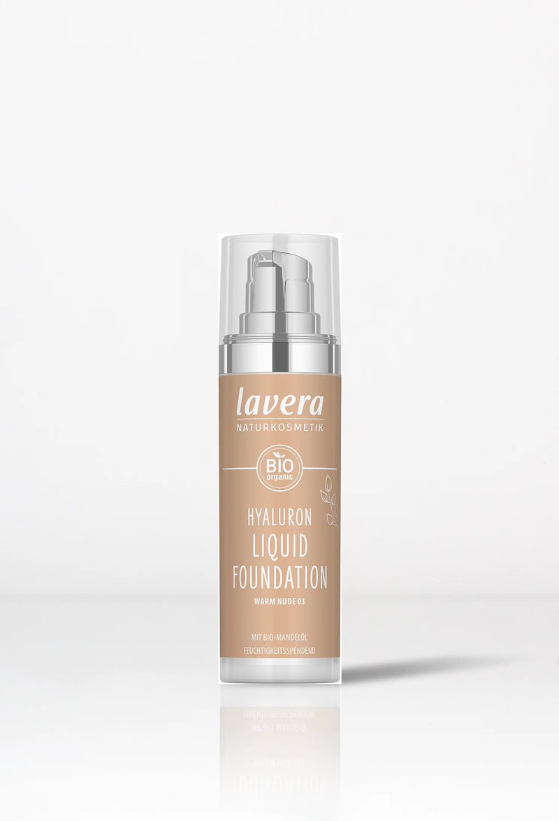 Lavera Hyaluron liquid foundation warm nude 03 tester 1 Tester extra image