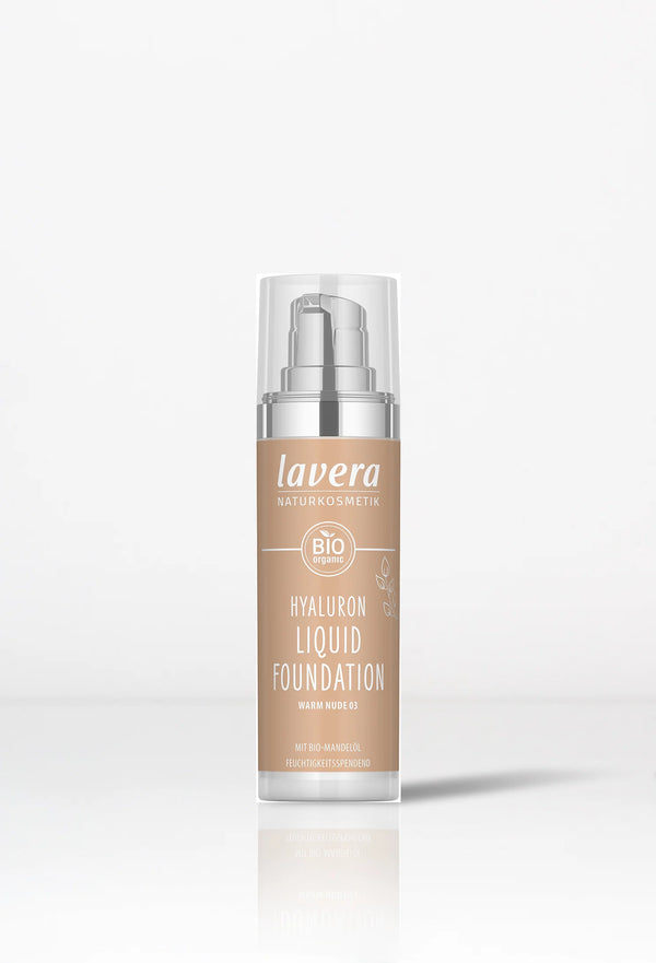 Lavera Hyaluron fond de teint fluide nude chaud 03 bio 30 millilitres