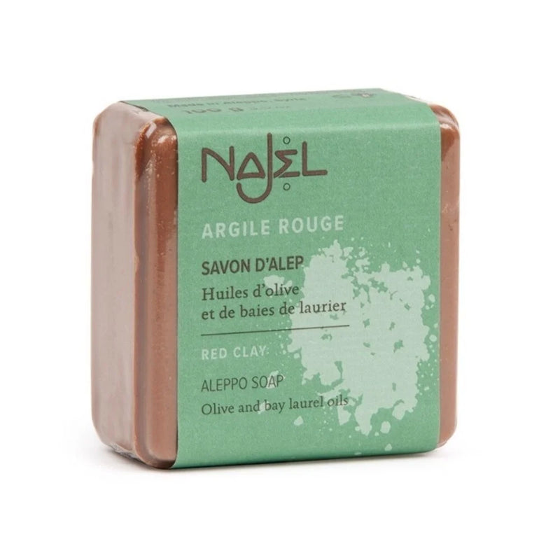 Najel Aleppo Aleppo zeep scrub rode klei 100.00 Gram extra image