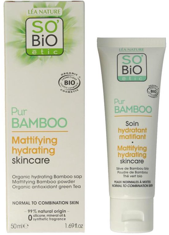 So Bio Etic Bamboo mattifying hydrating cream 50.00 Milliliter extra image