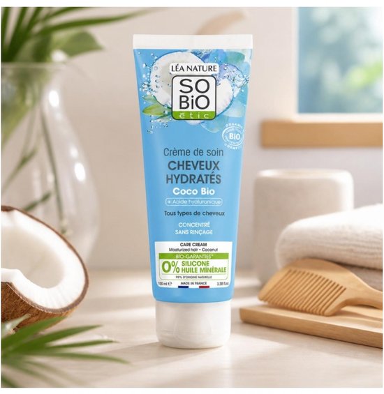 So Bio Etic Leave-in hair mask coconut hyaluronic acid 100.00 Milliliter extra image