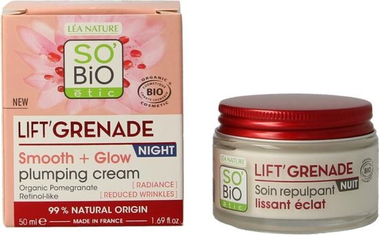 So Bio Etic Lift grenade night cream 50.00 Milliliter extra image