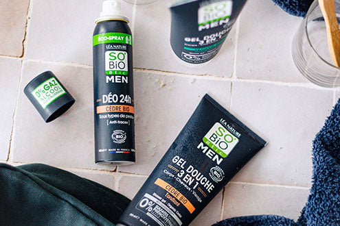 So Bio Etic Shower Gel for men 3 in 1 cedar 200.00 Milliliter extra image