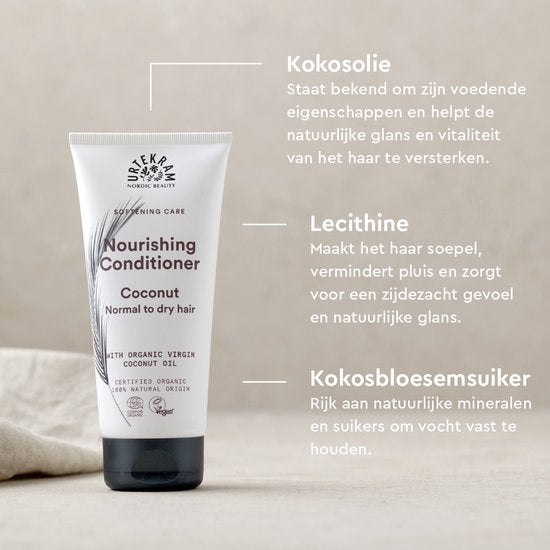 Urtekram Coconut Conditioner 180.00 Milliliter extra image