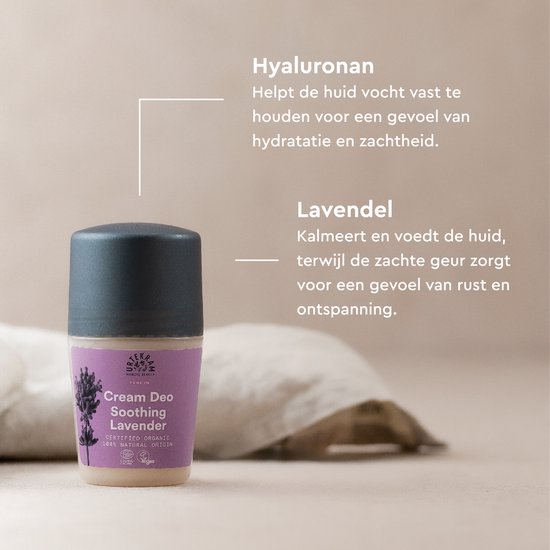Urtekram Deodorant creme lavendel 50.00 Milliliter extra image