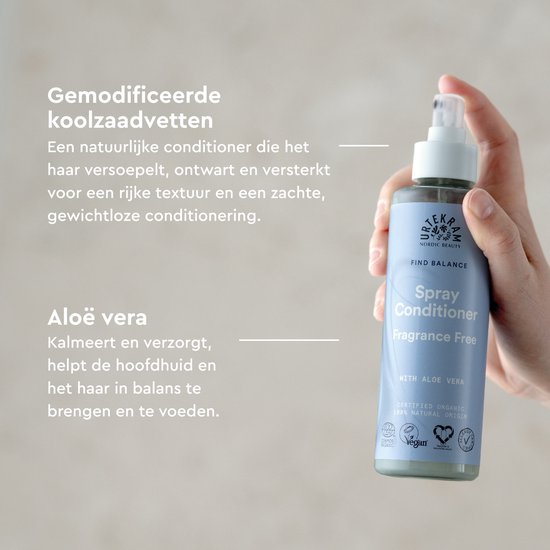 Urtekram Gevoelig huid spray conditioner bio 250.00 Milliliter extra image