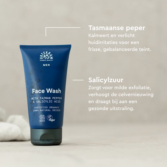 Urtekram Men face wash 150 Milliliter extra image