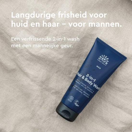 Urtekram Men haar en body wash 200.00 Milliliter extra image