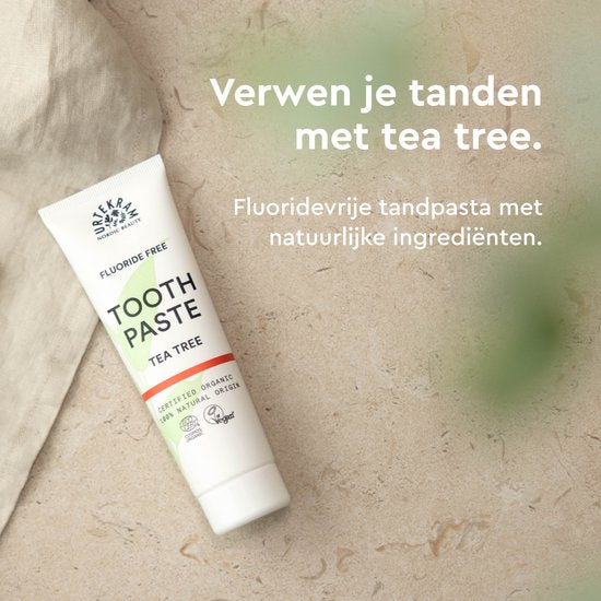 Urtekram Toothpaste Tea Tree 75.00 Milliliter extra image