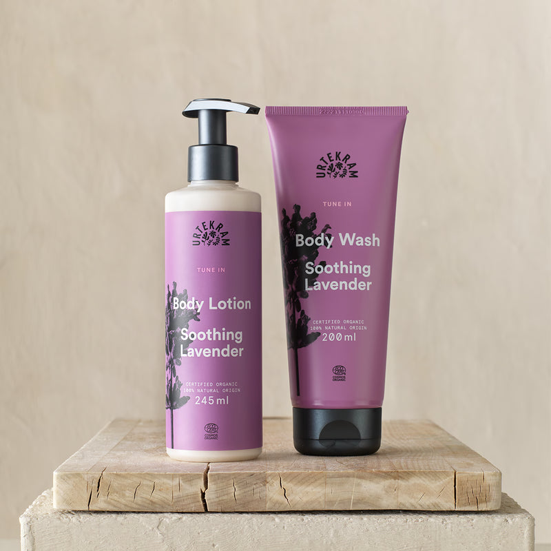 Urtekram Tune in soothing lavender bodylotion 245.00 Milliliter extra image