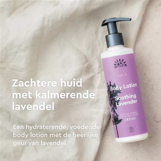 Urtekram Tune in soothing lavender bodylotion 245.00 Milliliter extra image