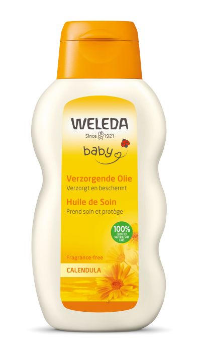 Weleda Calendula baby verzorgende olie 200.00 Milliliter