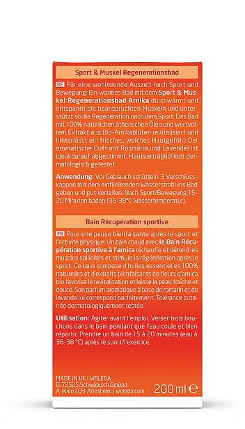 Weleda Arnica sport bad 200 Milliliter extra image