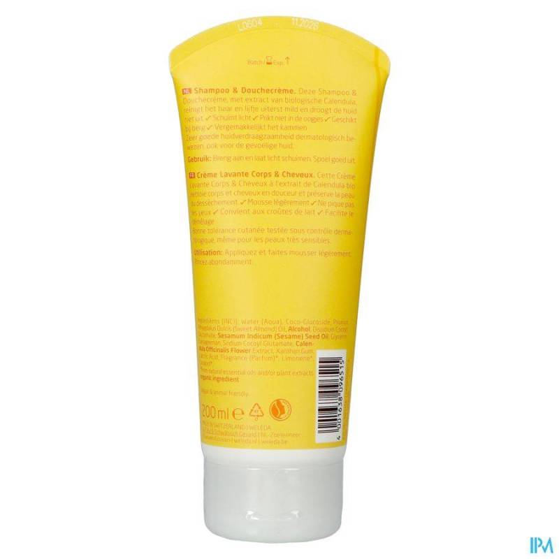 Weleda Calendula baby shampoo & body wash 200.00 Milliliter extra image