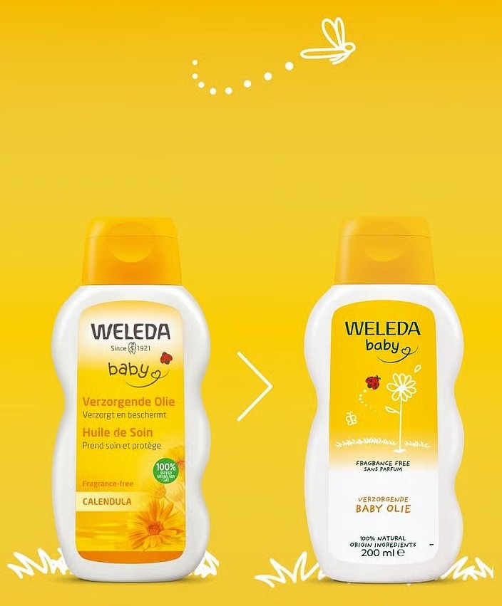 Weleda Calendula baby verzorgende olie 200.00 Milliliter extra image