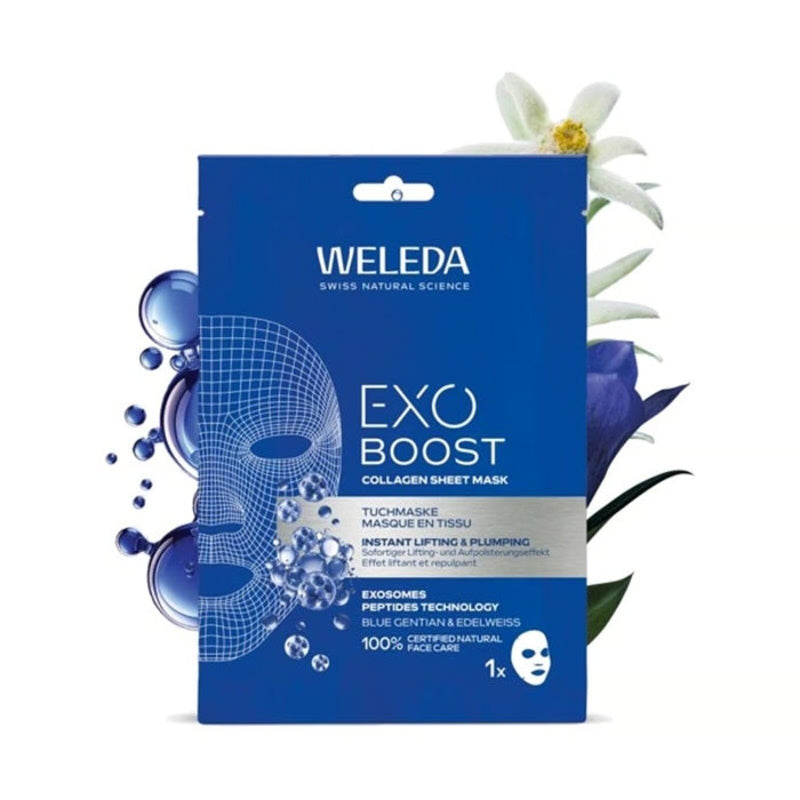Weleda Exo boost collagen sheet mask organic 20 Milliliters extra image