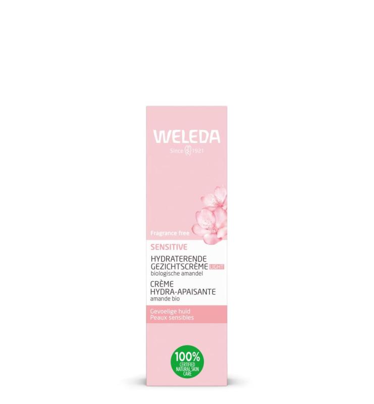 Weleda Gezichtscreme sensitive hydraterend light 30.00 Milliliter extra image