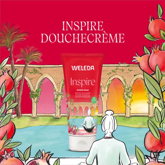 Weleda Inspire douchecreme 200.00 Milliliter extra image